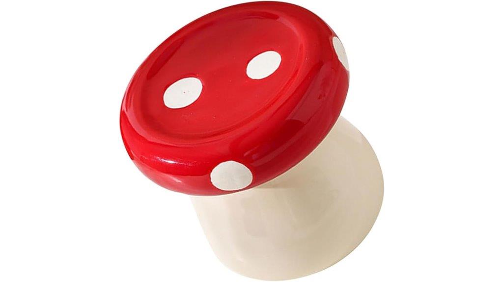 adorable mushroom toothpick container