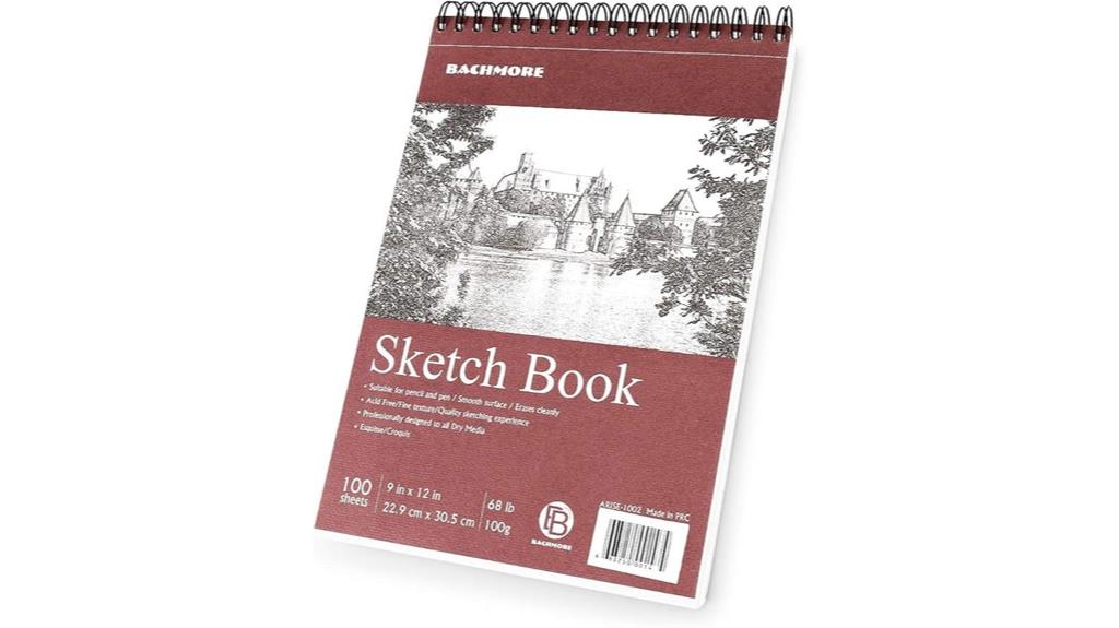 bachmore sketchpad 100 sheets