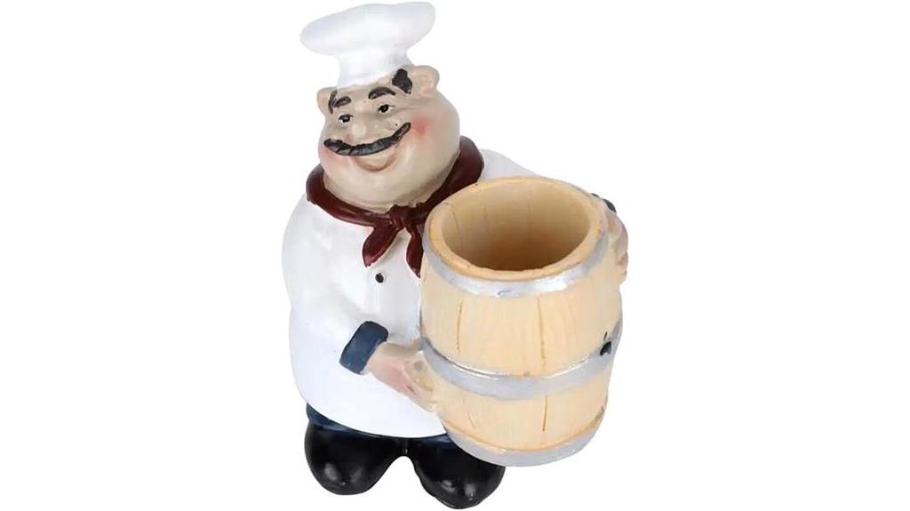 chef figurines toothpick holder