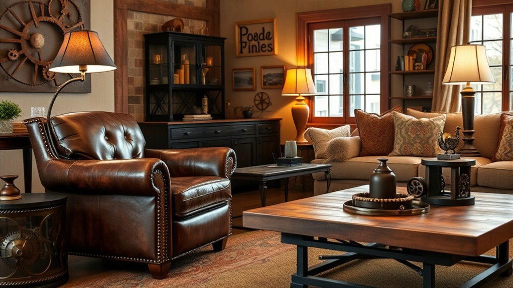 choosing steampunk furniture accents
