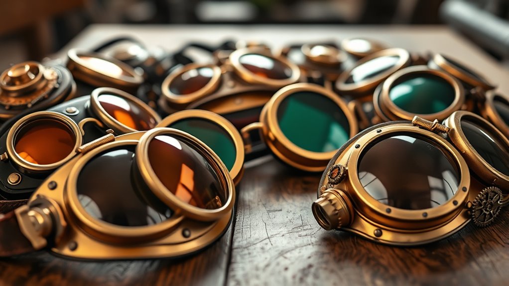 choosing steampunk goggles styles