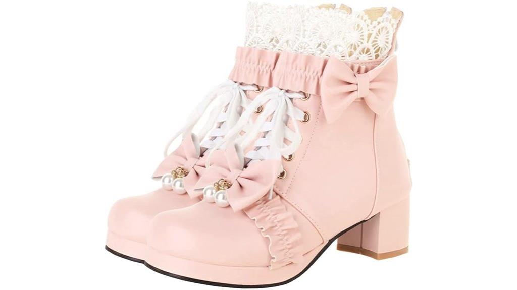 chunky heel ankle boots
