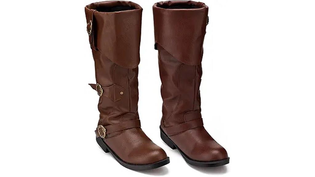 cuffbow renaissance halloween boots