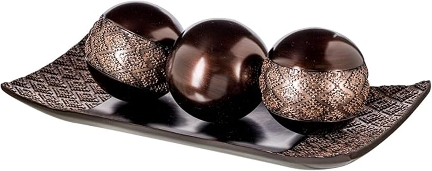 elegant decor tray set