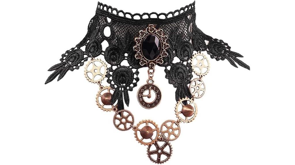 elegant lace choker necklace