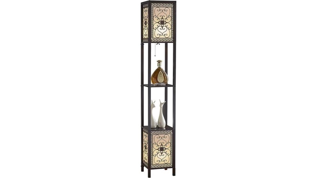 elegant two light floor lamp