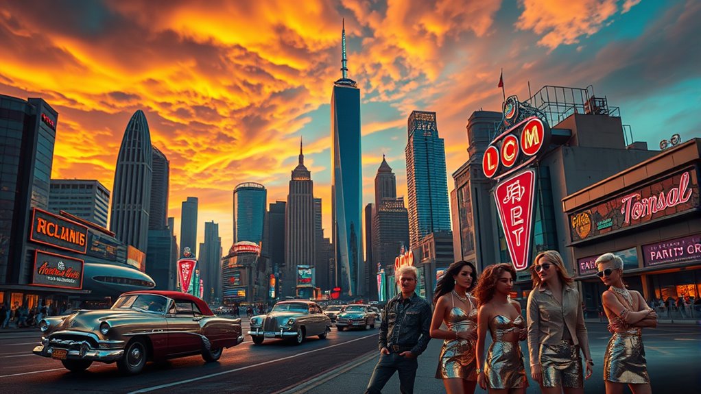 futuristic retro science fiction