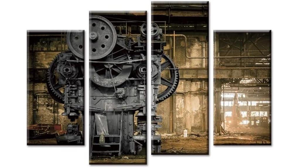industrial steampunk canvas print