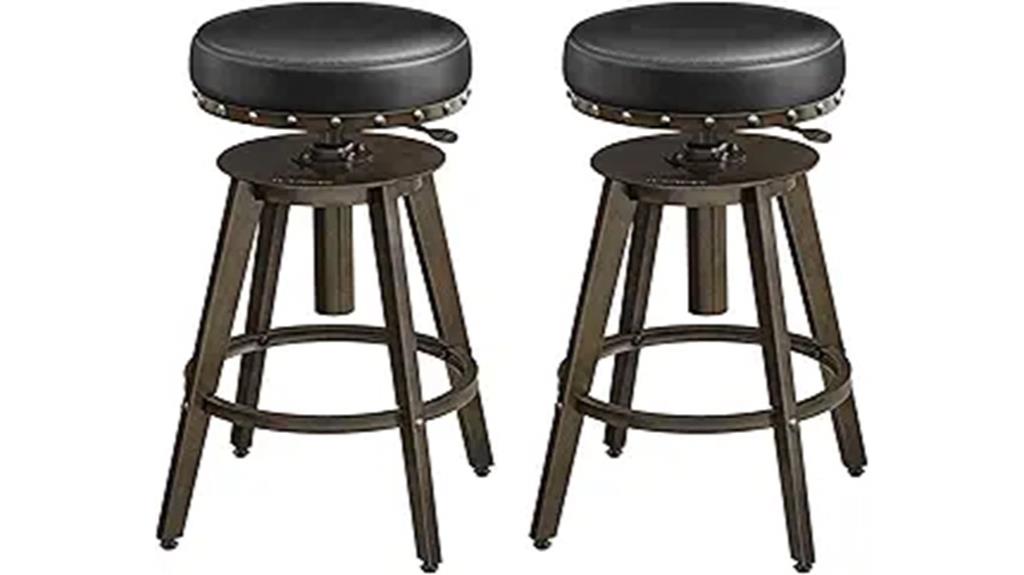 industrial style bar stools