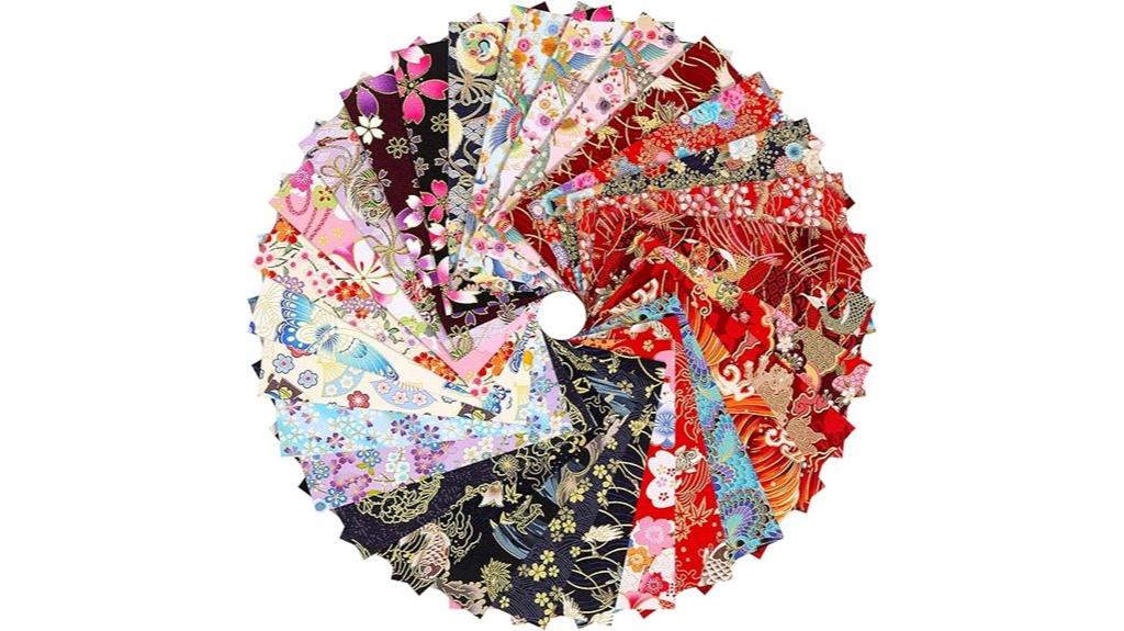 japanese fabric squares set