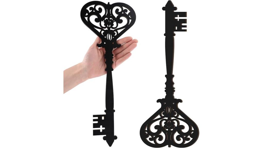 large skeleton key decor