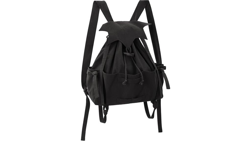 medieval style drawstring backpack