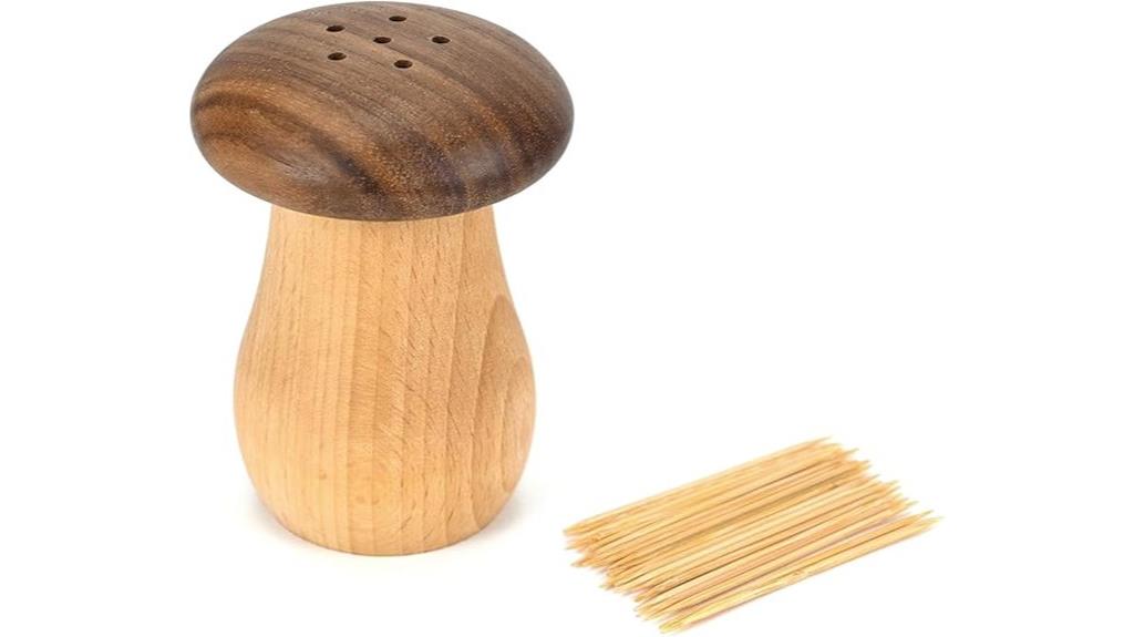 mushroom shaped toothpick dispenser