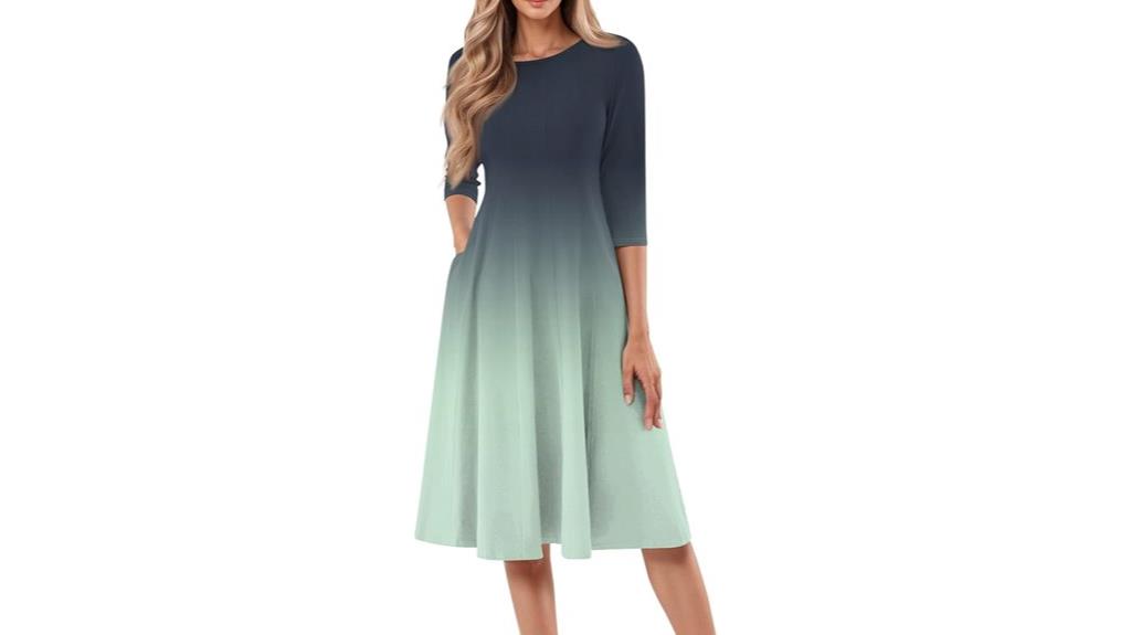 pleated dress with pockets