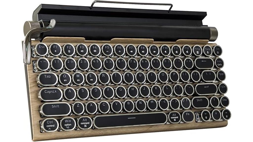 retro led typewriter keyboard