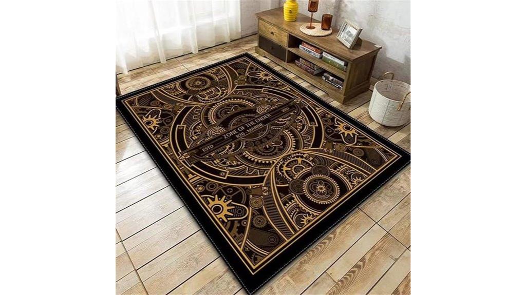retro punk steam rug