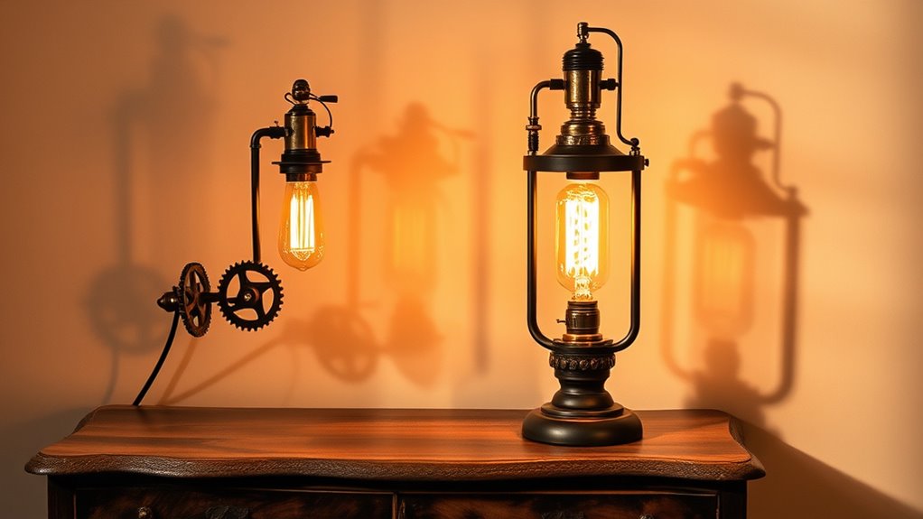 selecting essential steampunk lamps