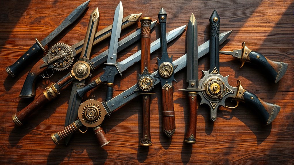 selecting steampunk cosplay weapons