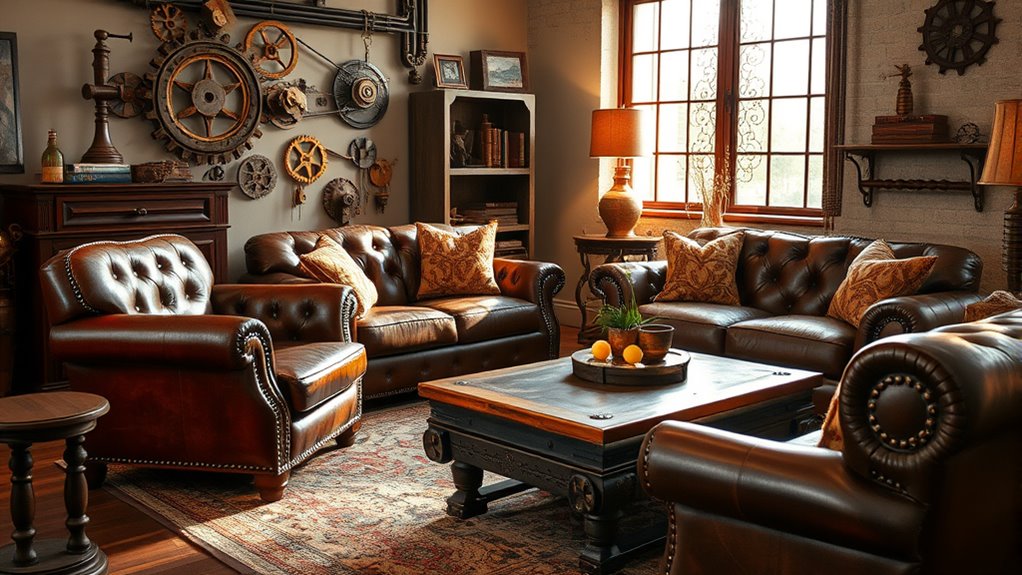 selecting steampunk furniture accents
