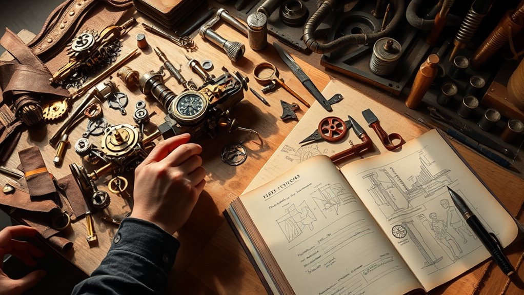 selecting steampunk prop tutorials