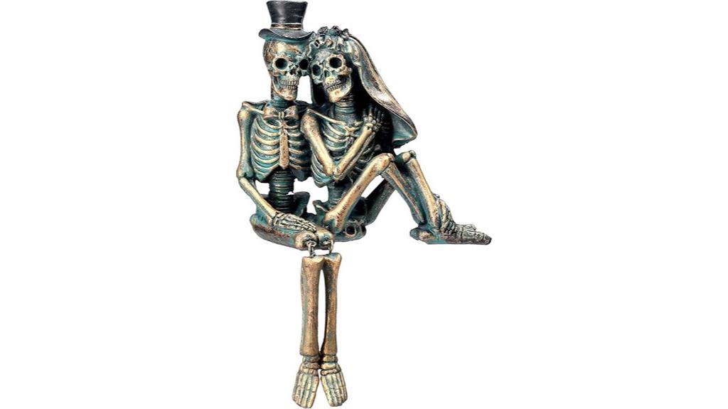 skeleton couple cake topper