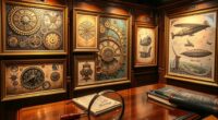 steampunk art print collection