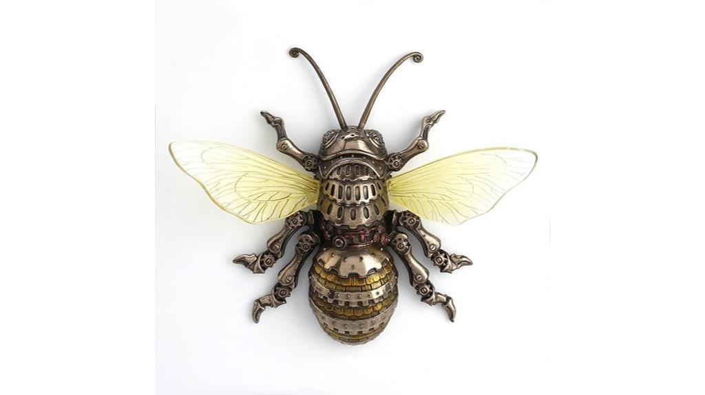 steampunk bumblebee wall art