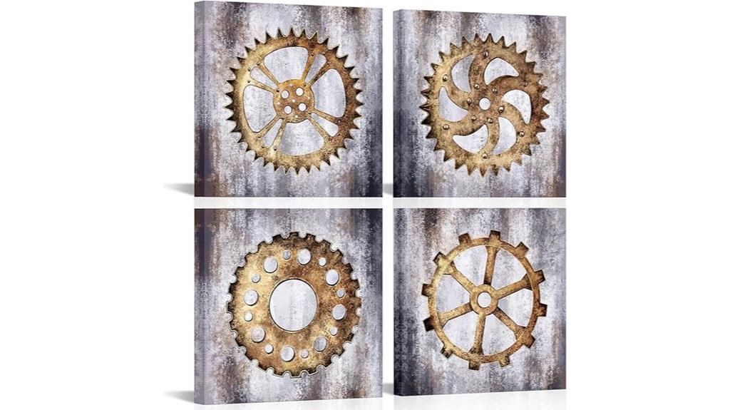 steampunk canvas wall art