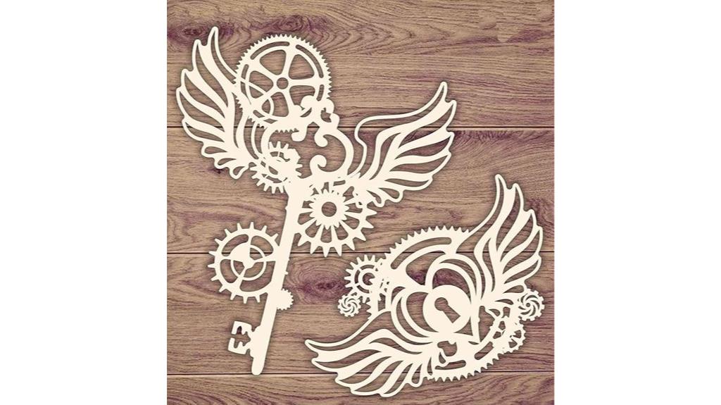 steampunk chipboard embellishments available
