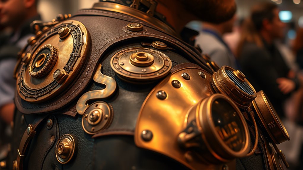 steampunk cosplay armor selection