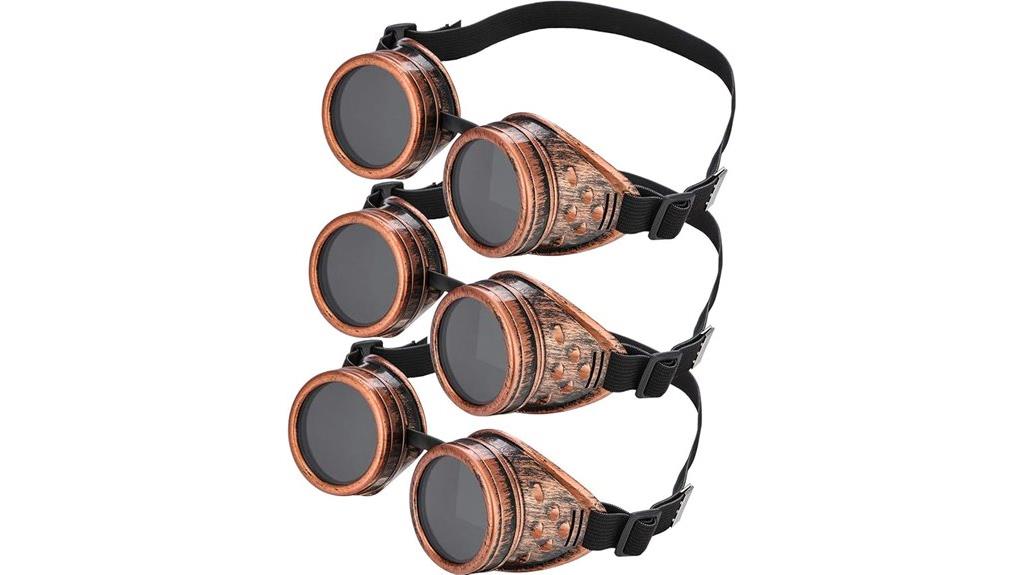 steampunk cosplay goggles set