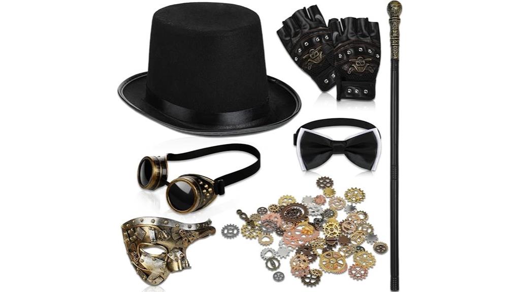 steampunk costume accessories set