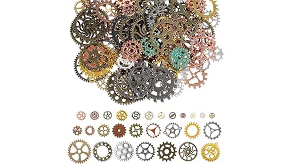 steampunk diy jewelry gears