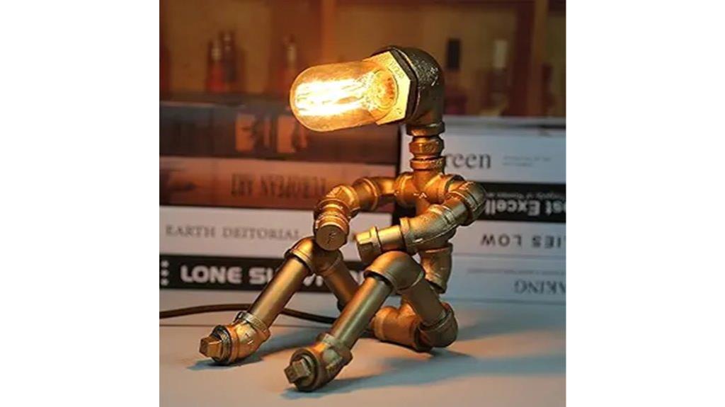steampunk edison bulb lamp