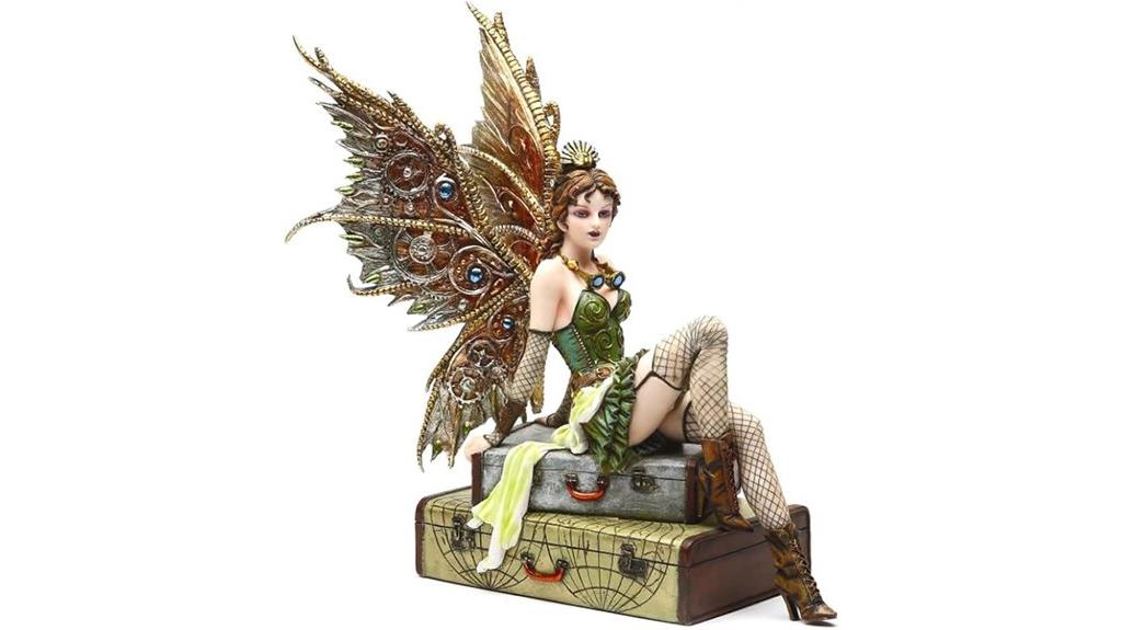 steampunk fairy vintage luggage