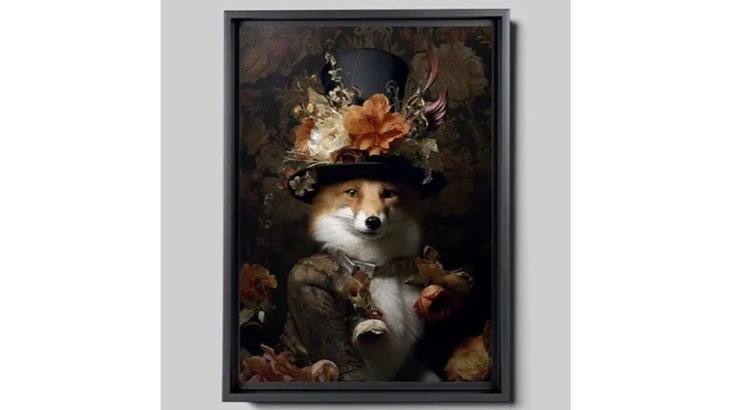 steampunk fox home decor