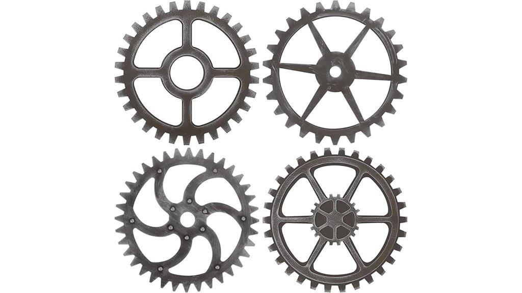 steampunk gear wall decor