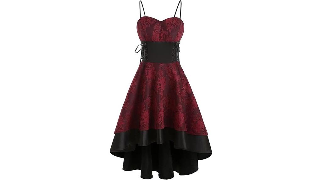 steampunk gothic fashion dress