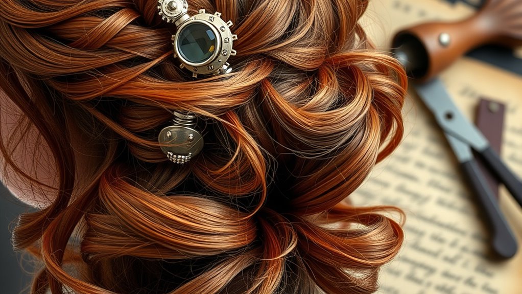 steampunk hairstyle diy tutorials