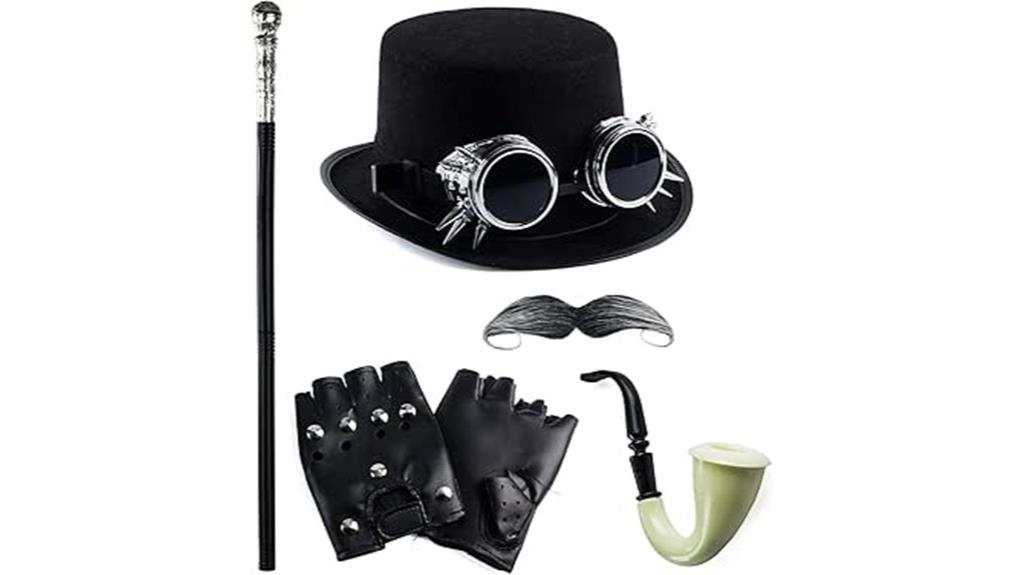 steampunk hat and goggles