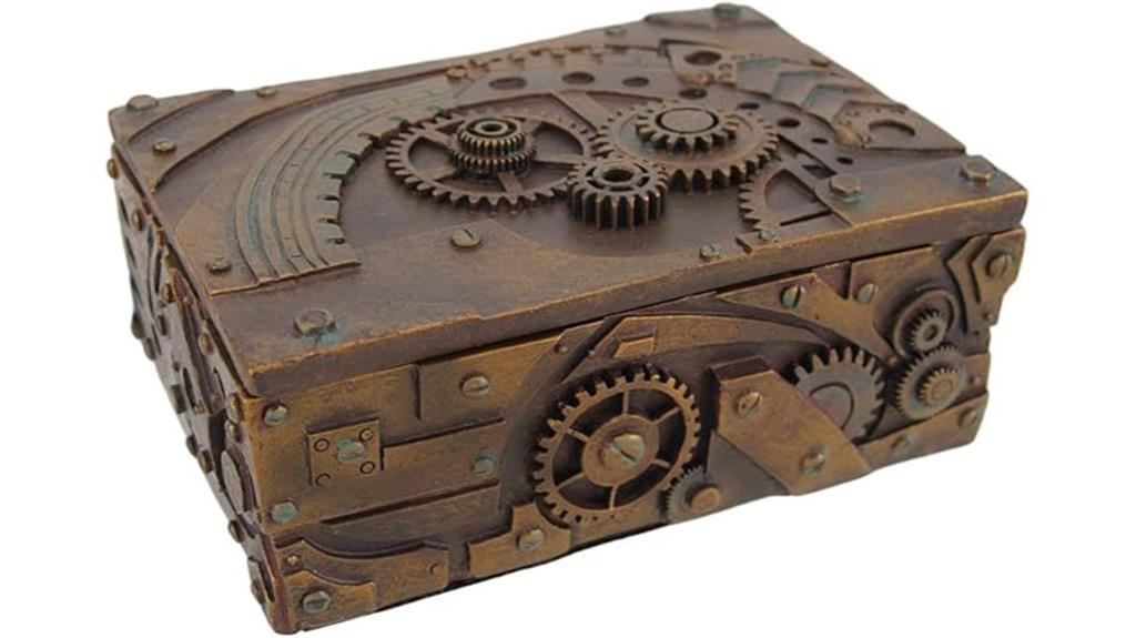 steampunk jewelry trinket box