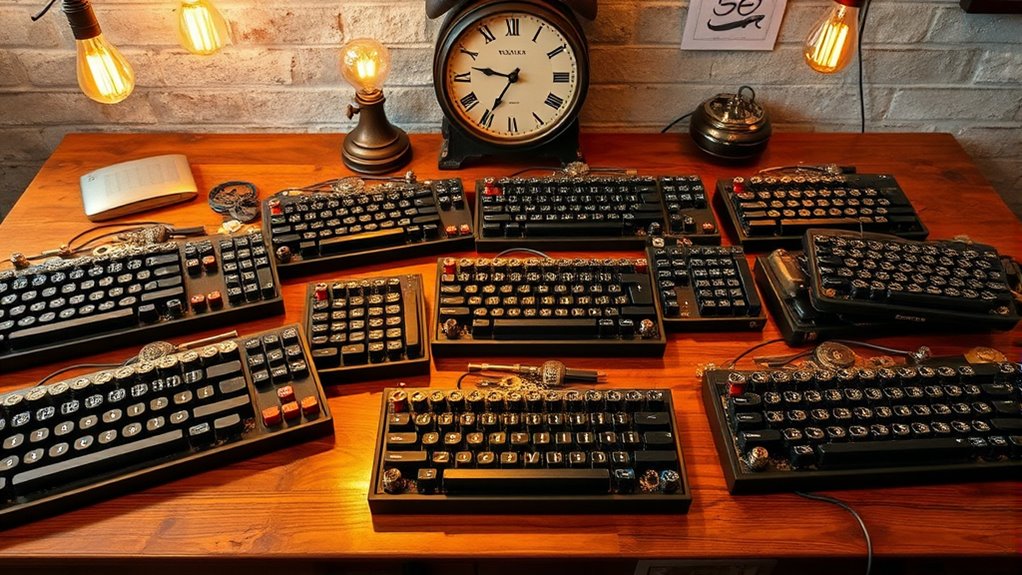 steampunk keyboard selection criteria