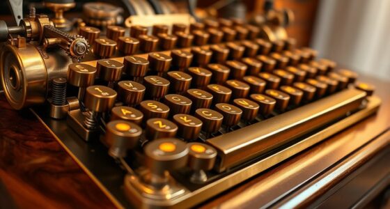 steampunk keyboards vintage modern blend