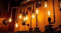 steampunk lamps for decor