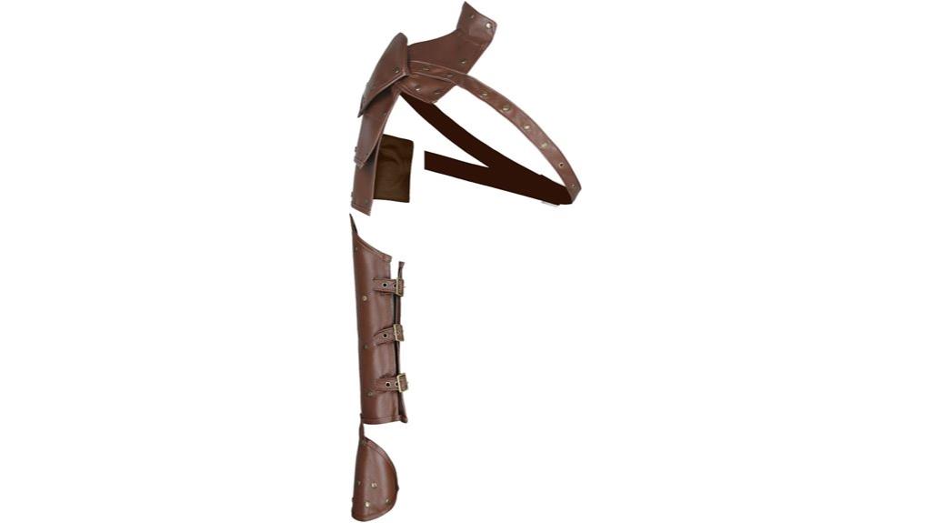 steampunk leather armlet accessory