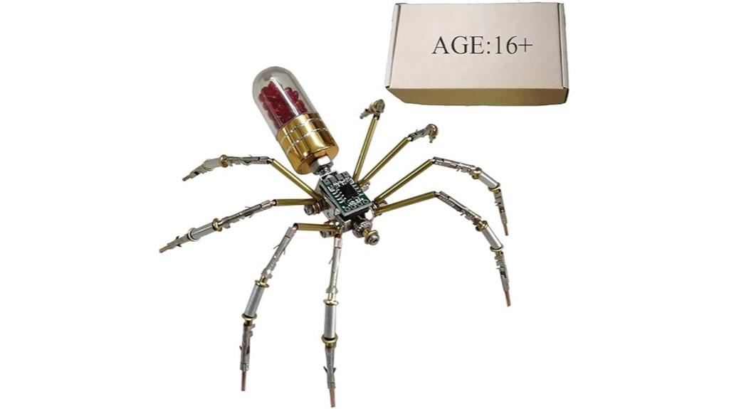 steampunk mechanical spider model