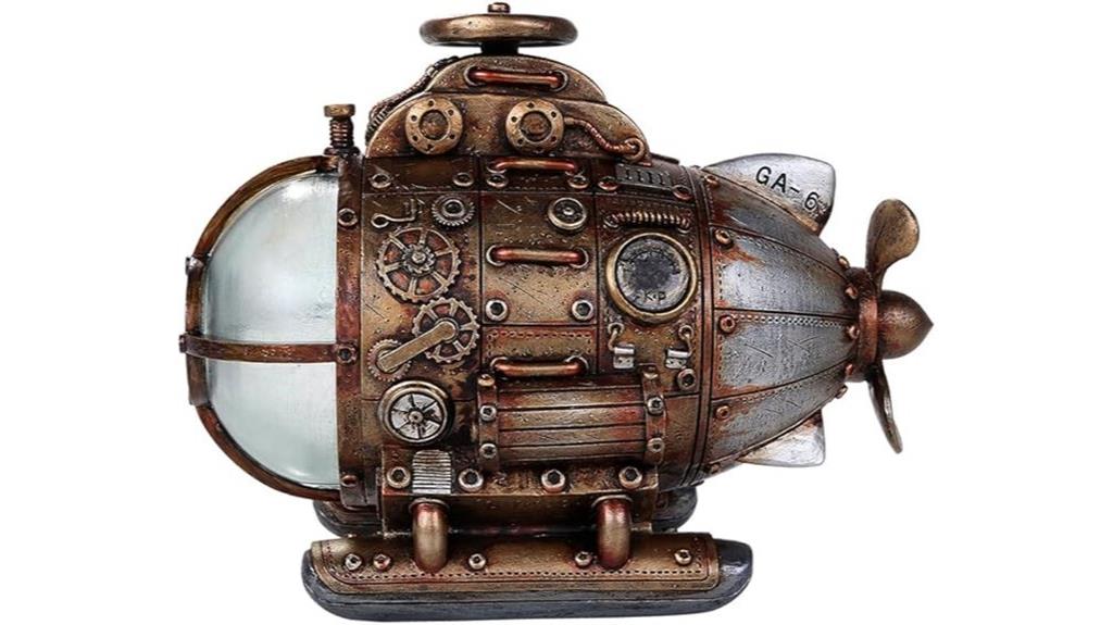 steampunk nautilus submarine figurine