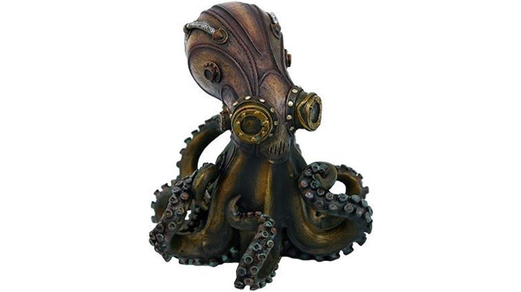steampunk octopus collectible figurine