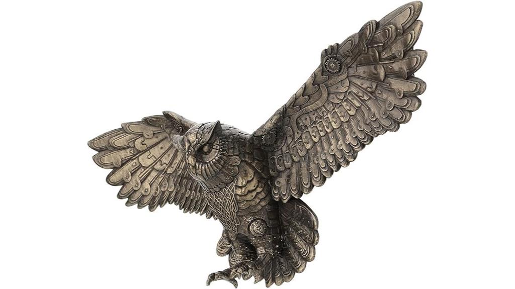 steampunk owl wall art