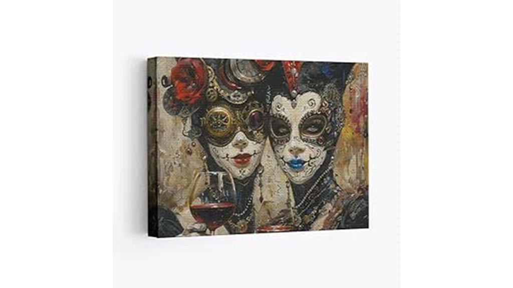 steampunk themed canvas artwork